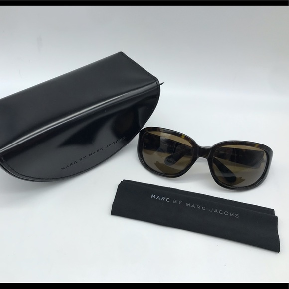 Marc By Marc Jacobs Accessories - Marc Jacobs MMJ009 Logo Tortoise Shell Sunglasses